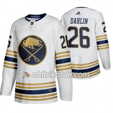 Buffalo Sabres Trikot Rasmus Dahlin 26 50th Anniversary Adidas 2019-2020 Weiß Authentic - Herren